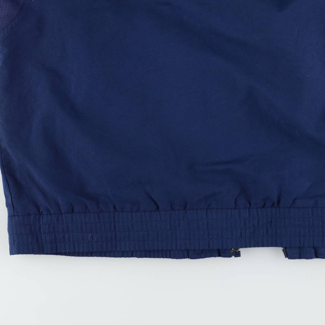 90'S Adidas Windbreaker Men's M Size Vintage polyester Navy blue Vintage Second Hand