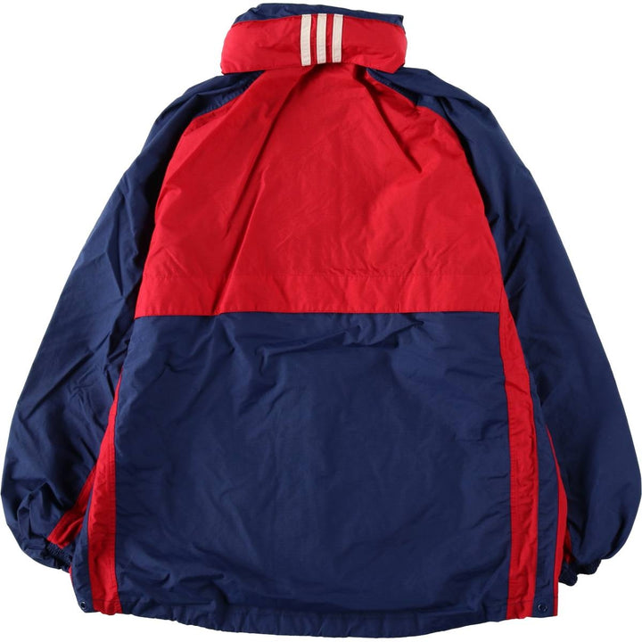 2000'S Adidas nylon jacket, men's size M polyamide red type Vintage Second Hand