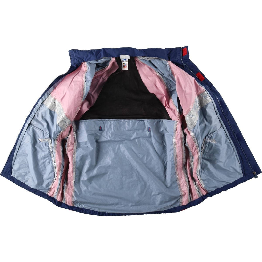 2000'S Adidas nylon jacket, men's size M polyamide red type Vintage Second Hand