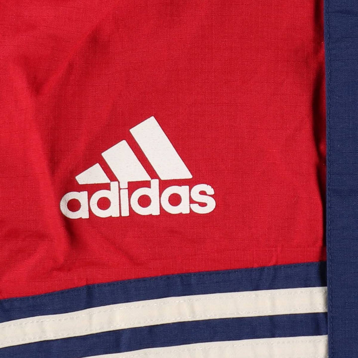 2000'S Adidas nylon jacket, men's size M polyamide red type Vintage Second Hand