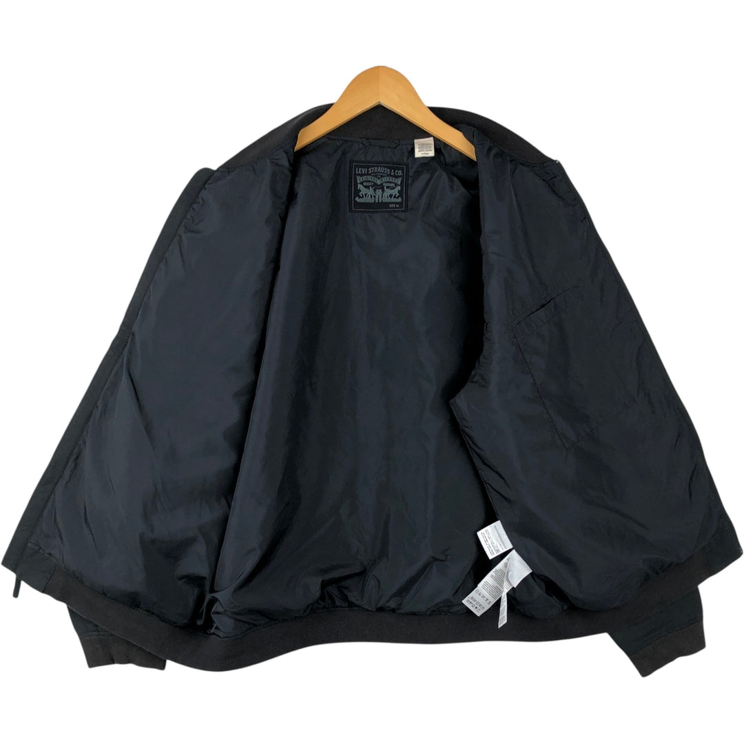 Levi's windbreaker, men's size XL (equivalent) polyamide black type Vintage Second Hand