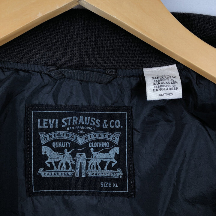 Levi's windbreaker, men's size XL (equivalent) polyamide black type Vintage Second Hand