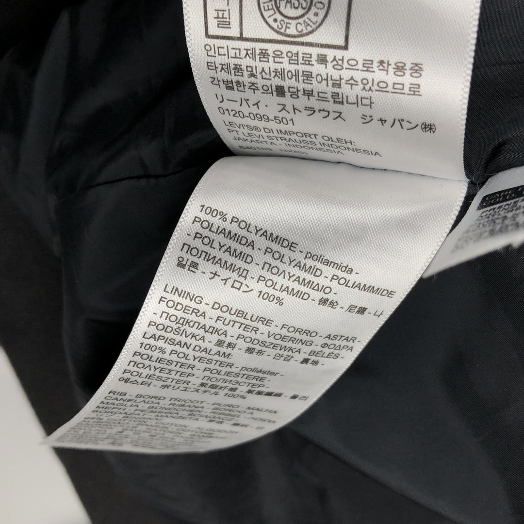 Levi's windbreaker, men's size XL (equivalent) polyamide black type Vintage Second Hand
