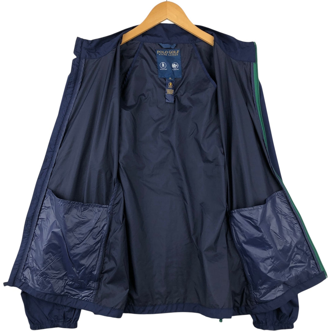 Ralph Lauren POLO GOLF Windbreaker Men's XL polyester navy blue type Vintage Second Hand