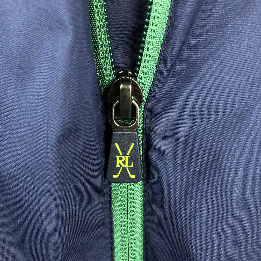 Ralph Lauren POLO GOLF Windbreaker Men's XL polyester navy blue type Vintage Second Hand