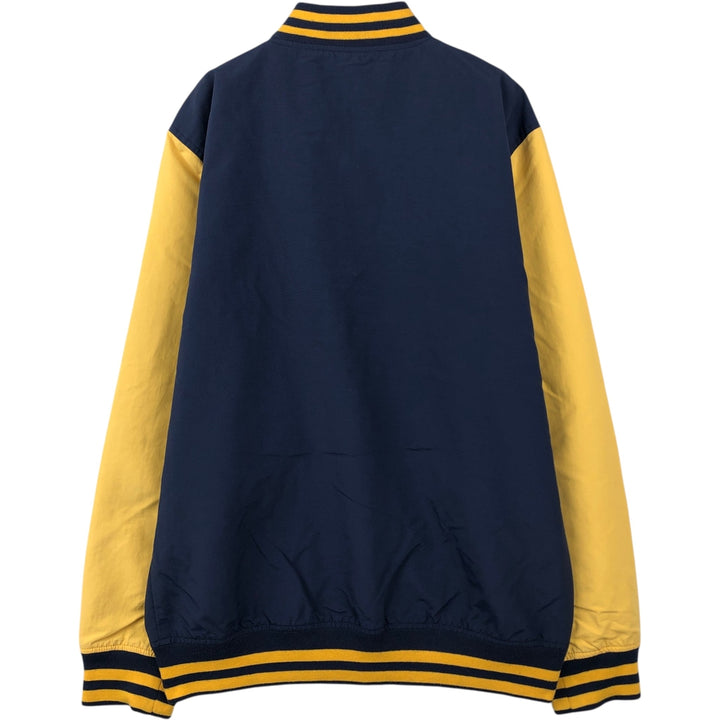 IZOD SLIM FIT Varsity Jacket Award Jacket Men's XL equivalent Nylon navy blue type Vintage Second Hand