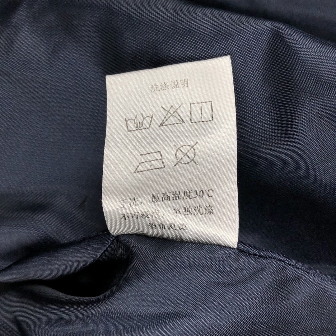 IZOD SLIM FIT Varsity Jacket Award Jacket Men's XL equivalent Nylon navy blue type Vintage Second Hand