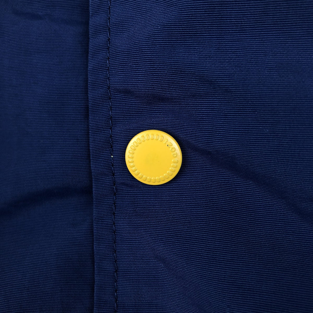 IZOD SLIM FIT Varsity Jacket Award Jacket Men's XL equivalent Nylon navy blue type Vintage Second Hand