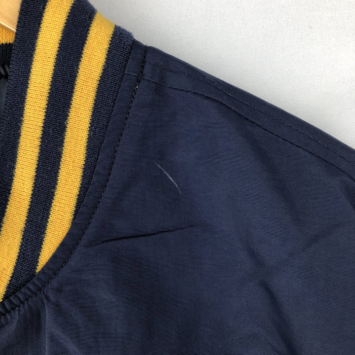 IZOD SLIM FIT Varsity Jacket Award Jacket Men's XL equivalent Nylon navy blue type Vintage Second Hand