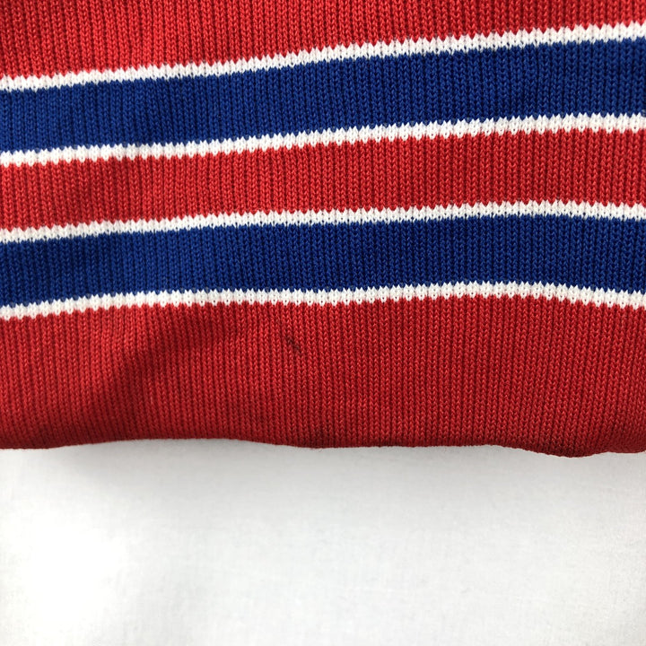 1970'S Aristo Jac varsity jacket/award jacket, made in USA, men's size M. Nylon red type Vintage Second Hand