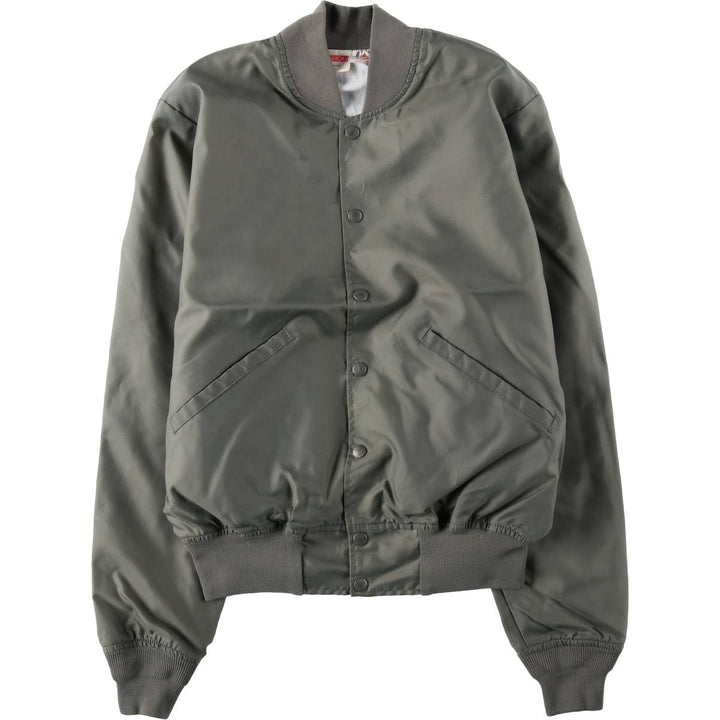 ~90'S UNITOG Nylon Blouson, Made in USA, Men's Size M (approx.), Vintage Nylon Khaki type Vintage Second Hand