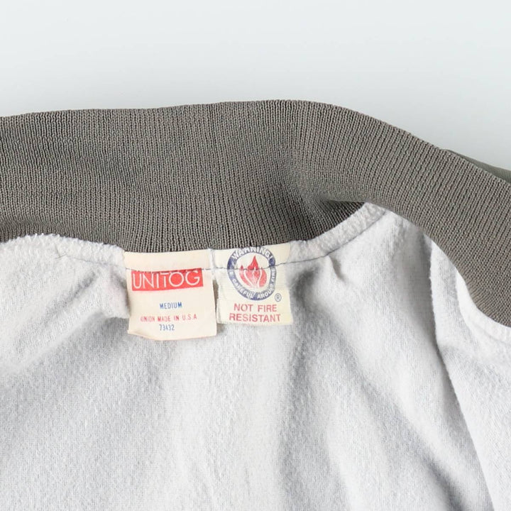 ~90'S UNITOG Nylon Blouson, Made in USA, Men's Size M (approx.), Vintage Nylon Khaki type Vintage Second Hand