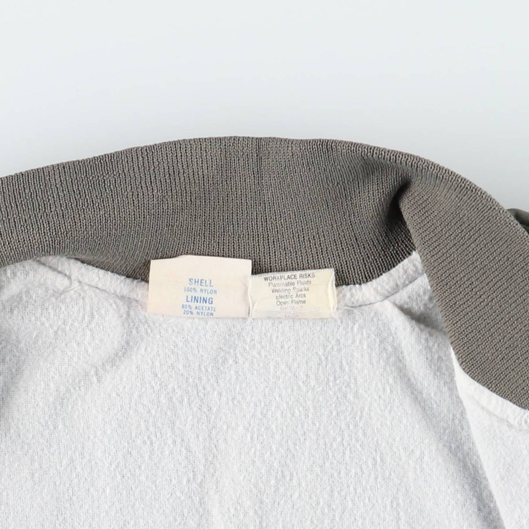 ~90'S UNITOG Nylon Blouson, Made in USA, Men's Size M (approx.), Vintage Nylon Khaki type Vintage Second Hand