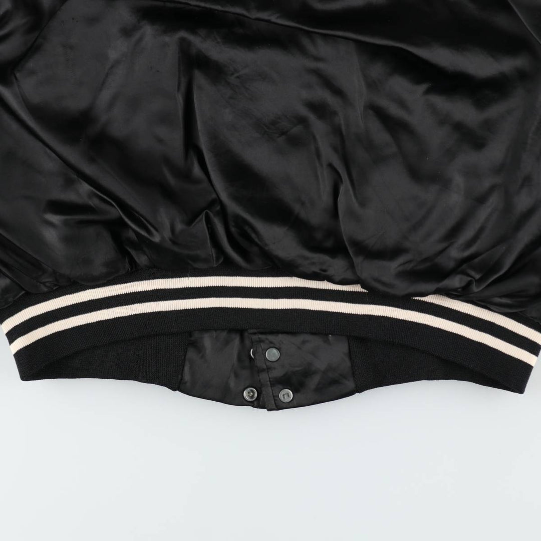 Varsity jacket, award jacket, men's size XXL equivalent. unclear black type Vintage Second Hand
