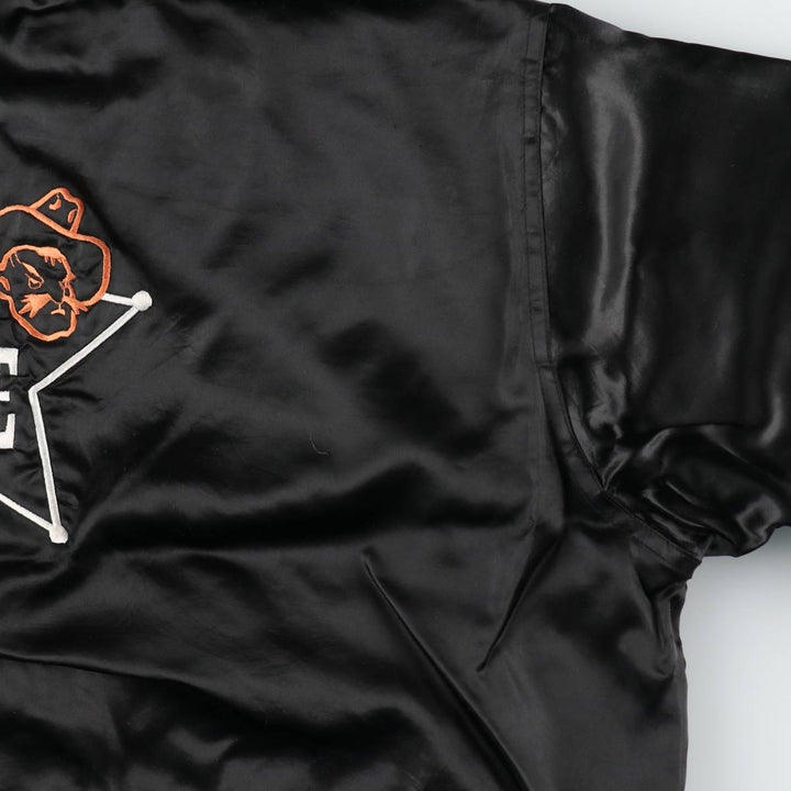 Varsity jacket, award jacket, men's size XXL equivalent. unclear black type Vintage Second Hand