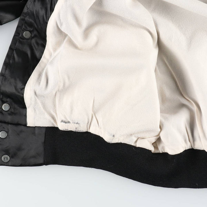 Varsity jacket, award jacket, men's size XXL equivalent. unclear black type Vintage Second Hand