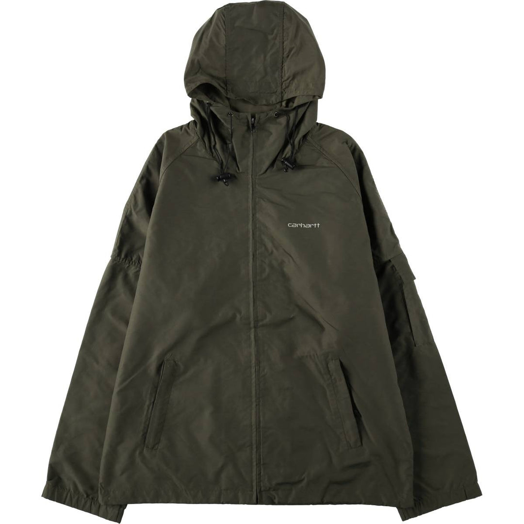 Carhartt nylon jacket, men's size L Nylon Khaki type Vintage Second Hand