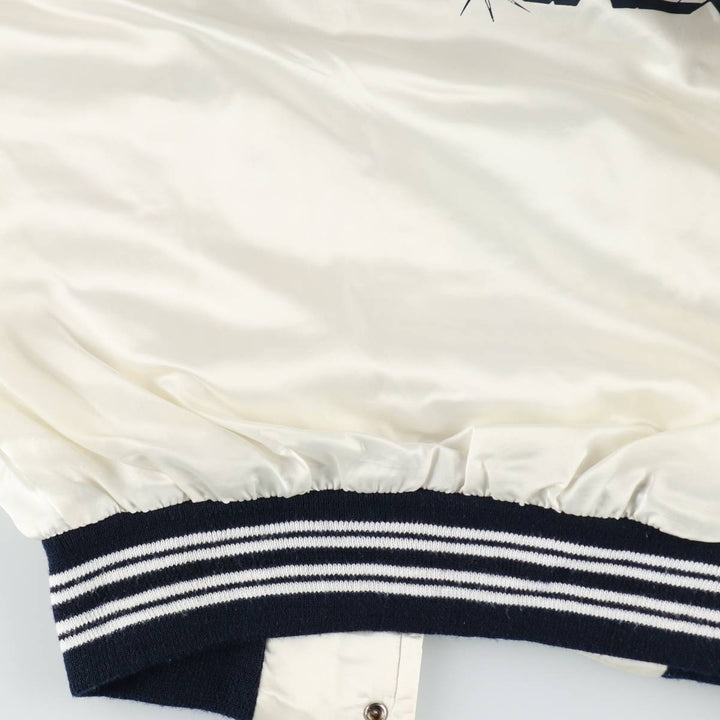 West Wind Varsity Jacket Award Jacket Made in USA Men's Size L unclear white type Vintage Second Hand