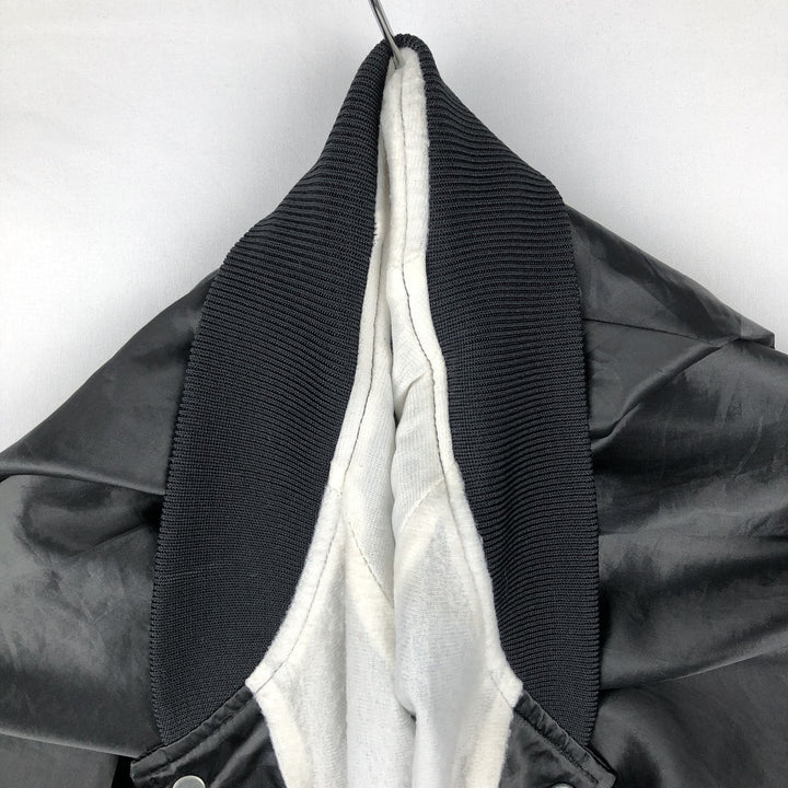 Bridgeport Alabama Varsity Jacket Award Jacket Made in USA Men's XL equivalent Nylon black type Vintage Second Hand