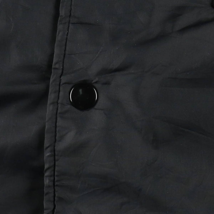 80s-90'S Hilton ARISTO JAC Coach Jacket, Made in USA, Men's Size L (approx.), Vintage Nylon black type Vintage Second Hand