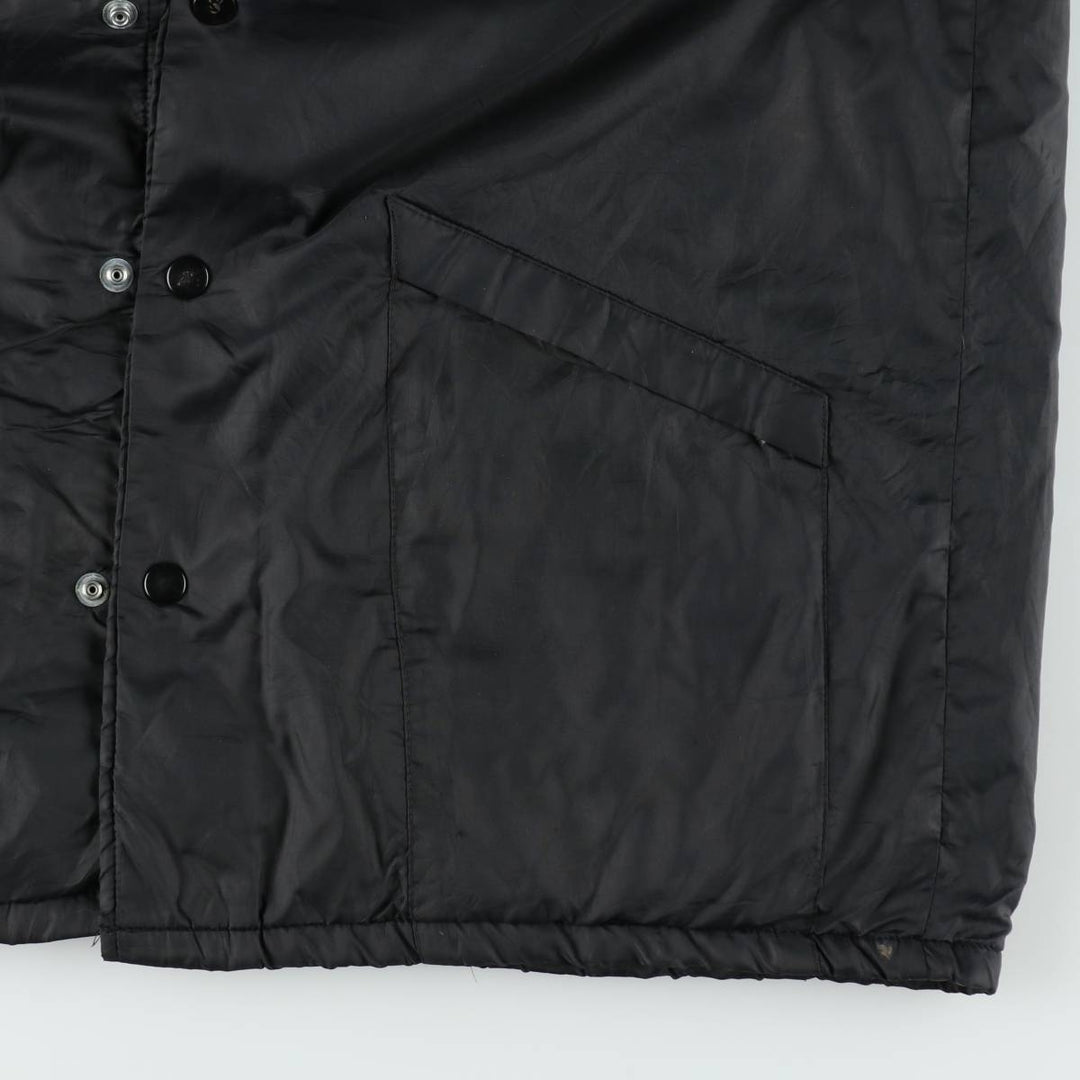 80s-90'S Hilton ARISTO JAC Coach Jacket, Made in USA, Men's Size L (approx.), Vintage Nylon black type Vintage Second Hand
