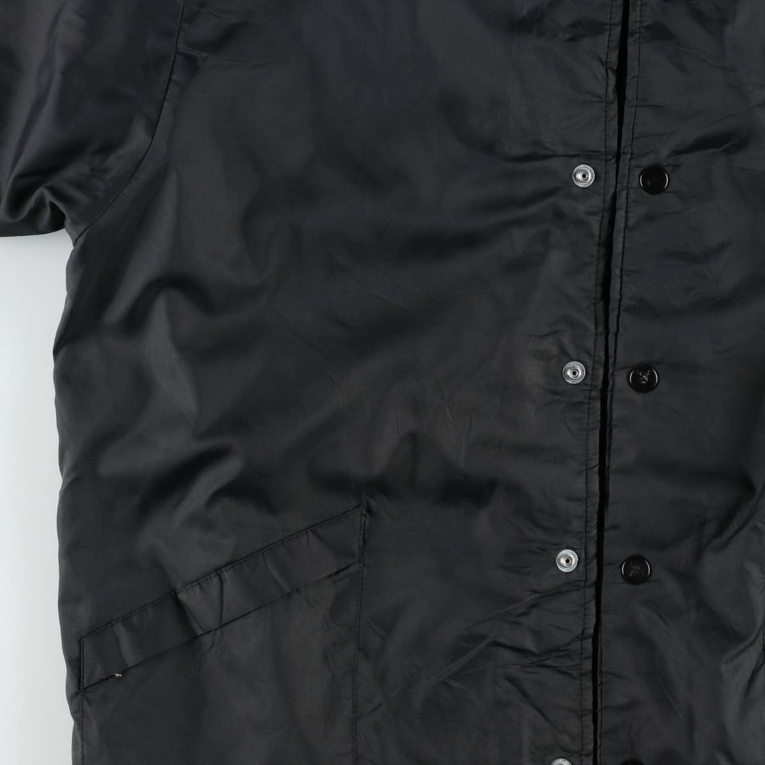 80s-90'S Hilton ARISTO JAC Coach Jacket, Made in USA, Men's Size L (approx.), Vintage Nylon black type Vintage Second Hand