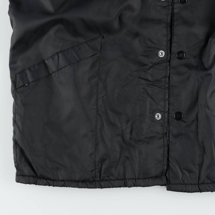 80s-90'S Hilton ARISTO JAC Coach Jacket, Made in USA, Men's Size L (approx.), Vintage Nylon black type Vintage Second Hand