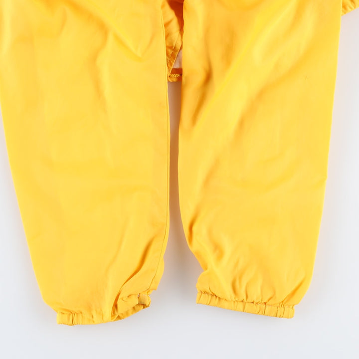 1980'S Warwick Coach Jacket, Men's Size XL (approx.), Vintage Nylon yellow type Vintage Second Hand