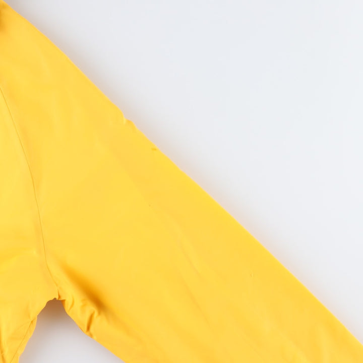 1980'S Warwick Coach Jacket, Men's Size XL (approx.), Vintage Nylon yellow type Vintage Second Hand