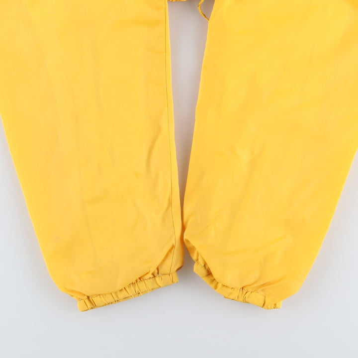 1980'S Warwick Coach Jacket, Men's Size XL (approx.), Vintage Nylon yellow type Vintage Second Hand