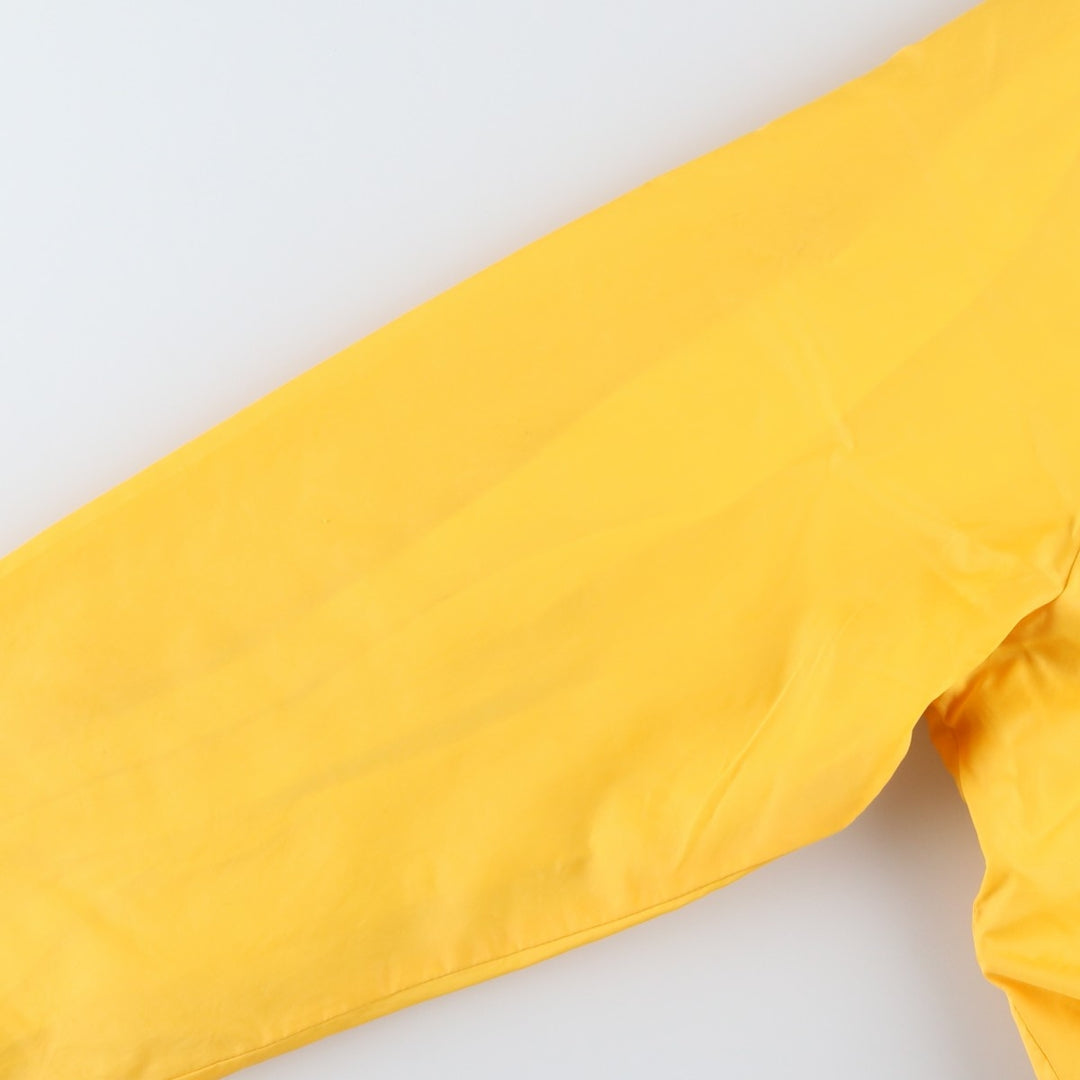 1980'S Warwick Coach Jacket, Men's Size XL (approx.), Vintage Nylon yellow type Vintage Second Hand