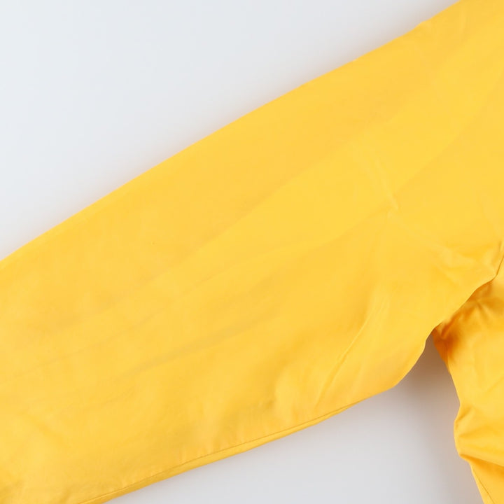 1980'S Warwick Coach Jacket, Men's Size XL (approx.), Vintage Nylon yellow type Vintage Second Hand