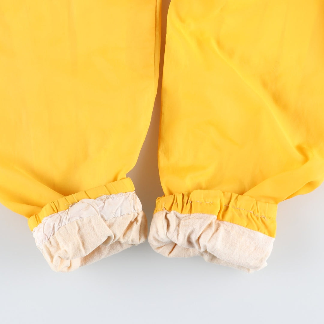1980'S Warwick Coach Jacket, Men's Size XL (approx.), Vintage Nylon yellow type Vintage Second Hand