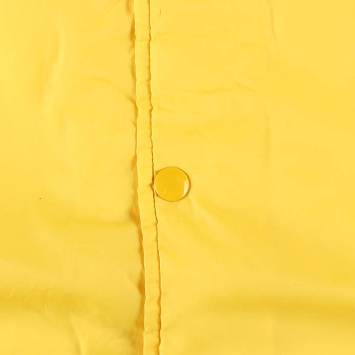 1980'S Dunbrooke Pla-Jac Coach Jacket, Made in USA, Men's Size L (approx.), Vintage Nylon yellow type Vintage Second Hand
