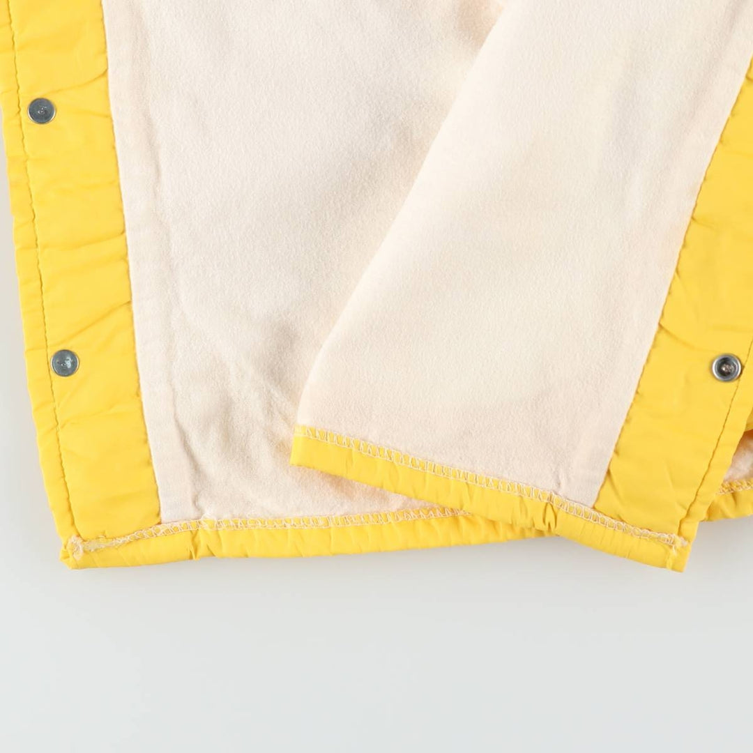 1980'S Dunbrooke Pla-Jac Coach Jacket, Made in USA, Men's Size L (approx.), Vintage Nylon yellow type Vintage Second Hand