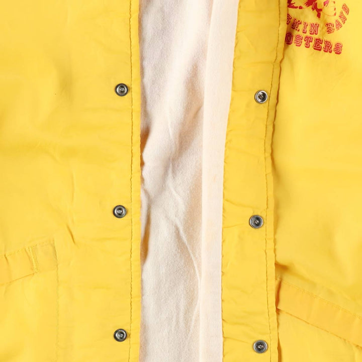 1980'S Dunbrooke Pla-Jac Coach Jacket, Made in USA, Men's Size L (approx.), Vintage Nylon yellow type Vintage Second Hand