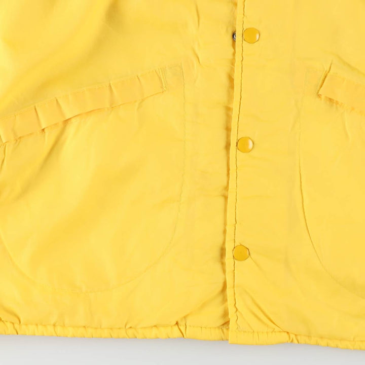 1980'S Dunbrooke Pla-Jac Coach Jacket, Made in USA, Men's Size L (approx.), Vintage Nylon yellow type Vintage Second Hand