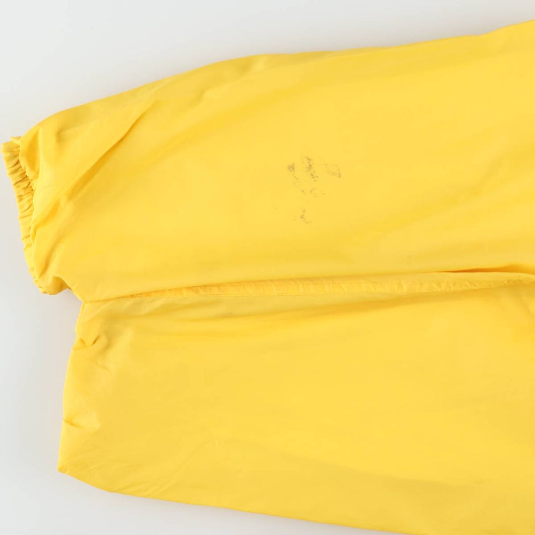1980'S Dunbrooke Pla-Jac Coach Jacket, Made in USA, Men's Size L (approx.), Vintage Nylon yellow type Vintage Second Hand