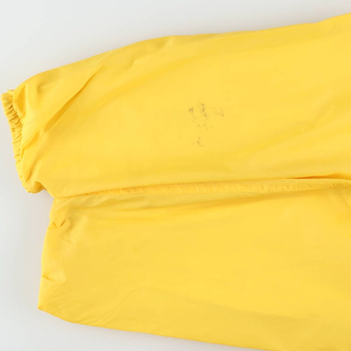 1980'S Dunbrooke Pla-Jac Coach Jacket, Made in USA, Men's Size L (approx.), Vintage Nylon yellow type Vintage Second Hand