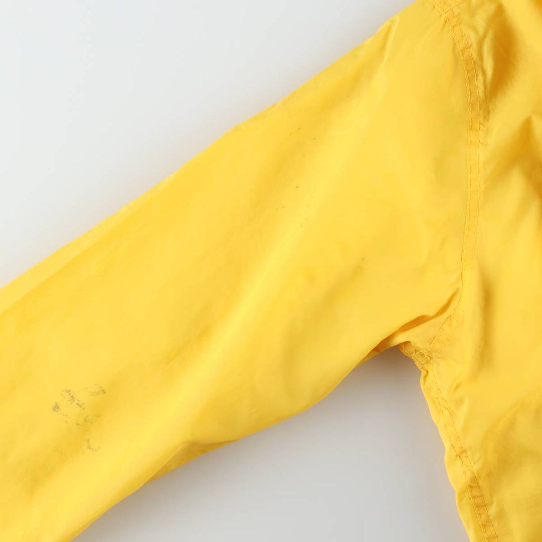 1980'S Dunbrooke Pla-Jac Coach Jacket, Made in USA, Men's Size L (approx.), Vintage Nylon yellow type Vintage Second Hand
