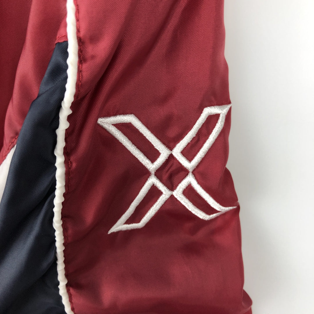 Umbro V-neck Warm-up Pullover (Men's Size S) polyester Red type red-purple Vintage Second Hand