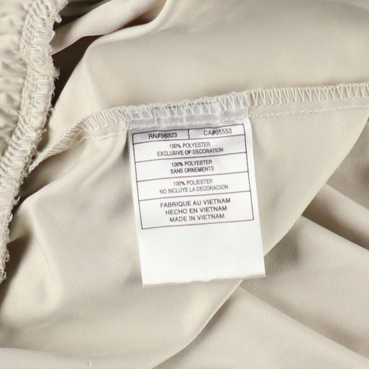 Nike Golf Warm-up Pullover, Men's Size L polyester ivory Vintage Second Hand