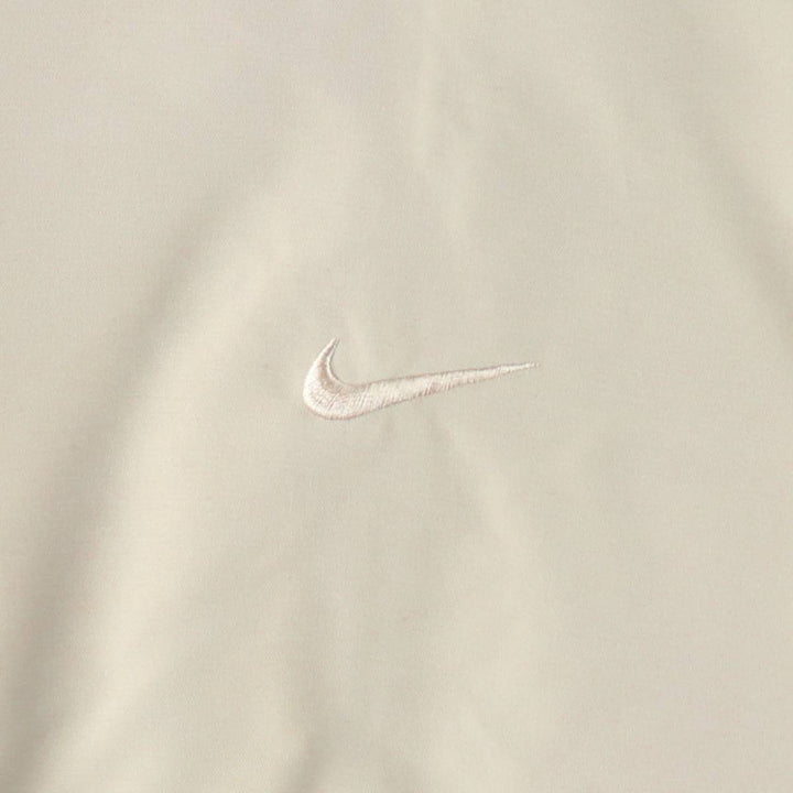 Nike Golf Warm-up Pullover, Men's Size L polyester ivory Vintage Second Hand