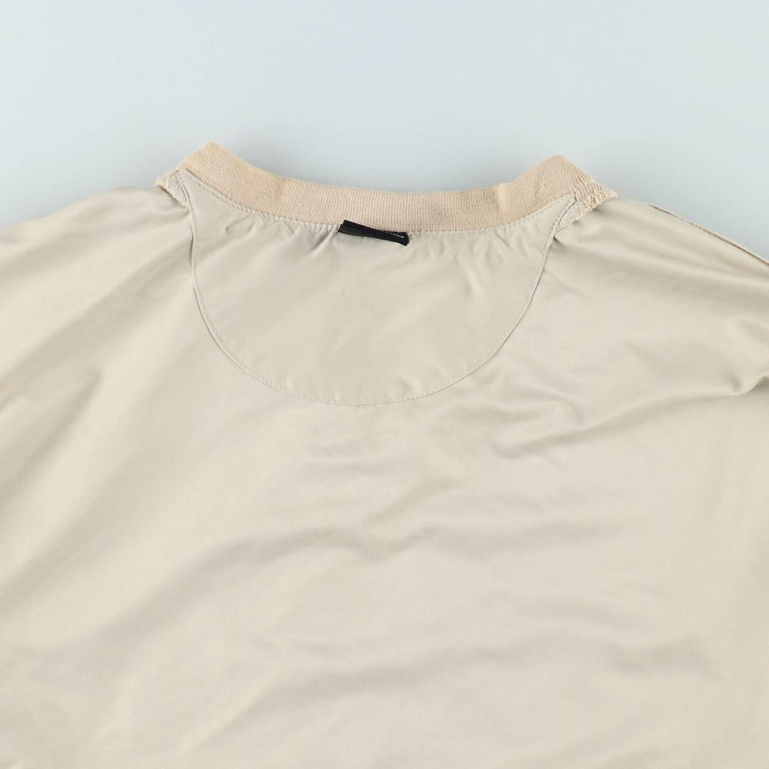 Nike Golf Warm-up Pullover, Men's Size L polyester ivory Vintage Second Hand