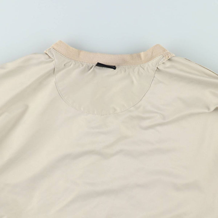 Nike Golf Warm-up Pullover, Men's Size L polyester ivory Vintage Second Hand