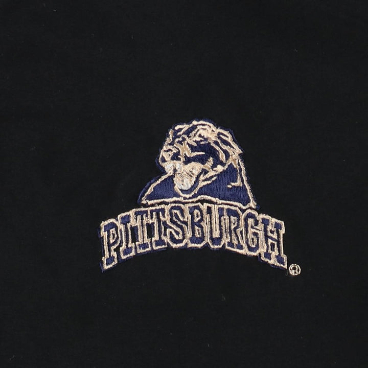 2000'S adidas V-neck warm-up pullover, men's size L polyester black type Vintage Second Hand