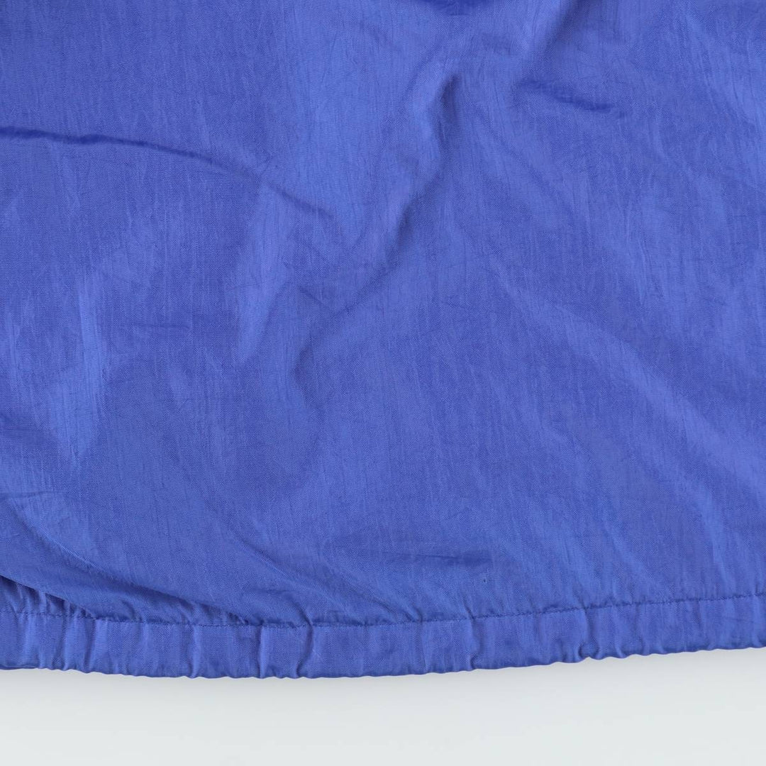 Champion V-neck Warm-up Pullover (Men's Size S) Nylon blue type Vintage Second Hand