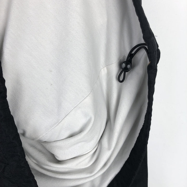 90'S Champion College V-Neck Nylon Pullover, Men's Size L (approx.), Vintage Nylon black type Vintage Second Hand