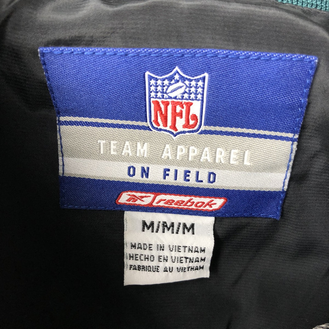 2000'S Reebok NFL Philadelphia Eagles V-neck Warm-up Pullover, Men's Size M (approx.) polyester black type Vintage Second Hand