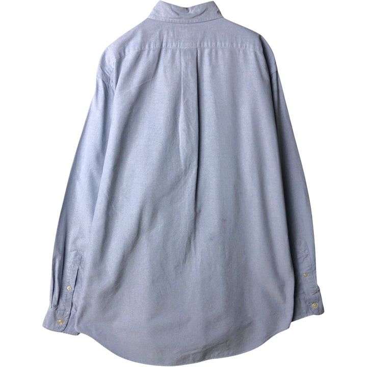 Ralph Lauren Classic Fit long sleeve button down shirt, men's size M cotton Blue type light blue Vintage Second Hand